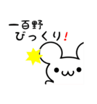 一百野さん用ねずみくん（個別スタンプ：20）