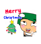 Haruki.^^17Merry Christmas.（個別スタンプ：9）