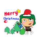 Haruki.^^17Merry Christmas.（個別スタンプ：12）