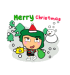 Haruki.^^17Merry Christmas.（個別スタンプ：21）