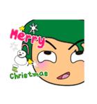 Haruki.^^17Merry Christmas.（個別スタンプ：23）