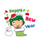 Haruki.^^17Merry Christmas.（個別スタンプ：24）