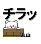 丸山専用デカ文字（個別スタンプ：31）