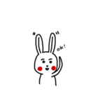 cute rabbit pokki（個別スタンプ：4）