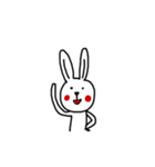 cute rabbit pokki（個別スタンプ：6）