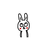 cute rabbit pokki（個別スタンプ：16）