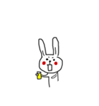 cute rabbit pokki（個別スタンプ：26）