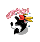 イワトビペンギンのTOBY（個別スタンプ：3）