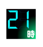 time minute stamp（個別スタンプ：22）