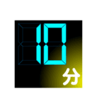 time minute stamp（個別スタンプ：28）