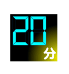 time minute stamp（個別スタンプ：30）