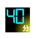 time minute stamp（個別スタンプ：34）