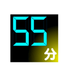 time minute stamp（個別スタンプ：37）