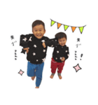 Twins brother and sister's daily routine（個別スタンプ：2）