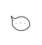 挨拶 吹き出し 手書き（個別スタンプ：27）