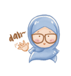 Plain Glasses Girl 1.0（個別スタンプ：4）