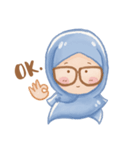 Plain Glasses Girl 1.0（個別スタンプ：5）