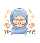 Plain Glasses Girl 1.0（個別スタンプ：15）