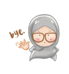 Plain Glasses Girl 1.0（個別スタンプ：17）