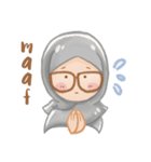Plain Glasses Girl 1.0（個別スタンプ：21）