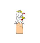 Finger Chicken（個別スタンプ：8）