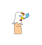 Finger Chicken（個別スタンプ：28）