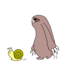 仏頂樹懶, slothky.（個別スタンプ：9）