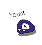 The billiard balls（個別スタンプ：4）