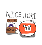The billiard balls（個別スタンプ：13）