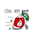 The billiard balls（個別スタンプ：15）