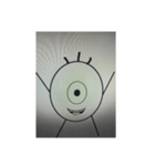 white egg  people（個別スタンプ：3）