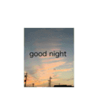 good night  stamp 癒しのおやすみスタンプ（個別スタンプ：1）