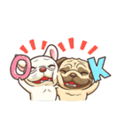 wide mouth ＆ Frowned（個別スタンプ：4）