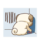 wide mouth ＆ Frowned（個別スタンプ：37）