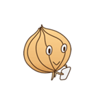 たまねぎとにんじんの愉快な生活（個別スタンプ：1）