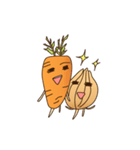 たまねぎとにんじんの愉快な生活（個別スタンプ：3）