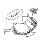 Fussy canned powder（個別スタンプ：12）