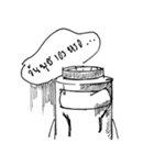 Fussy canned powder（個別スタンプ：31）