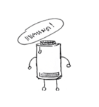Fussy canned powder（個別スタンプ：34）
