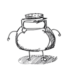 Fussy canned powder（個別スタンプ：35）
