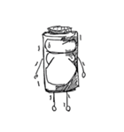 Fussy canned powder（個別スタンプ：38）
