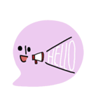 Pastel background（個別スタンプ：1）