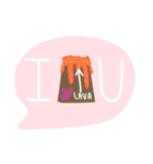 Pastel background（個別スタンプ：4）