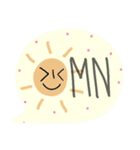 Pastel background（個別スタンプ：6）