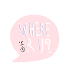 Pastel background（個別スタンプ：16）
