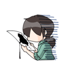 白紙とたたかうひと（個別スタンプ：6）