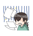 白紙とたたかうひと（個別スタンプ：8）