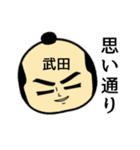 【武田★限定】キリリとした名字スタンプ（個別スタンプ：29）