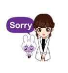 Dr.Manapee ＆ DNA angel（個別スタンプ：18）
