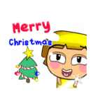 Kamori.^_^17Merry Christmas.（個別スタンプ：9）